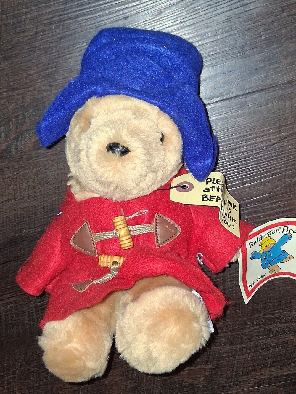 Vintage Eden Toys Paddington Bear plush